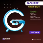 G Shape Smart Light with Wireless Charger