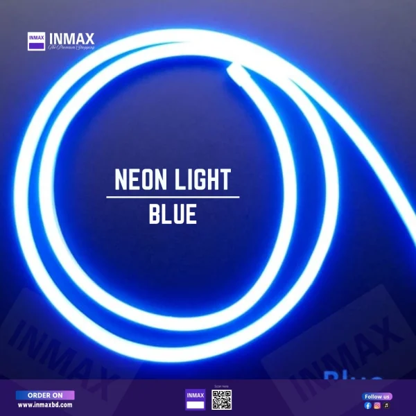 Neon Light Blue