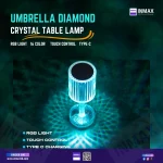 Umbrella Diamond Crystal Table Lamp